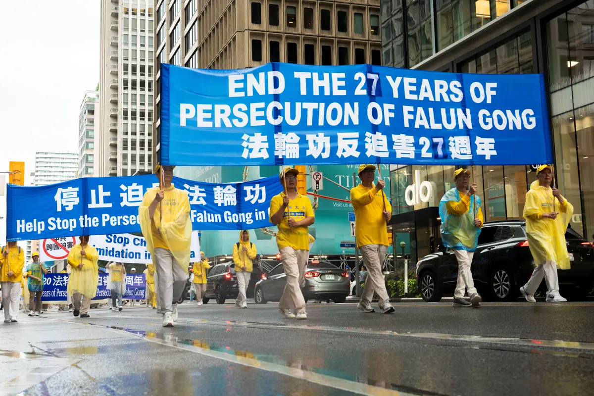 ‘We Are With You’: Falun Gong Practitioners, Supporters Call for an End to Persecution in China on 27th Anniversary at Toronto Event