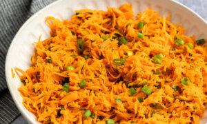 French Grated Carrot Salad With Lemon Dijon Vinaigrette