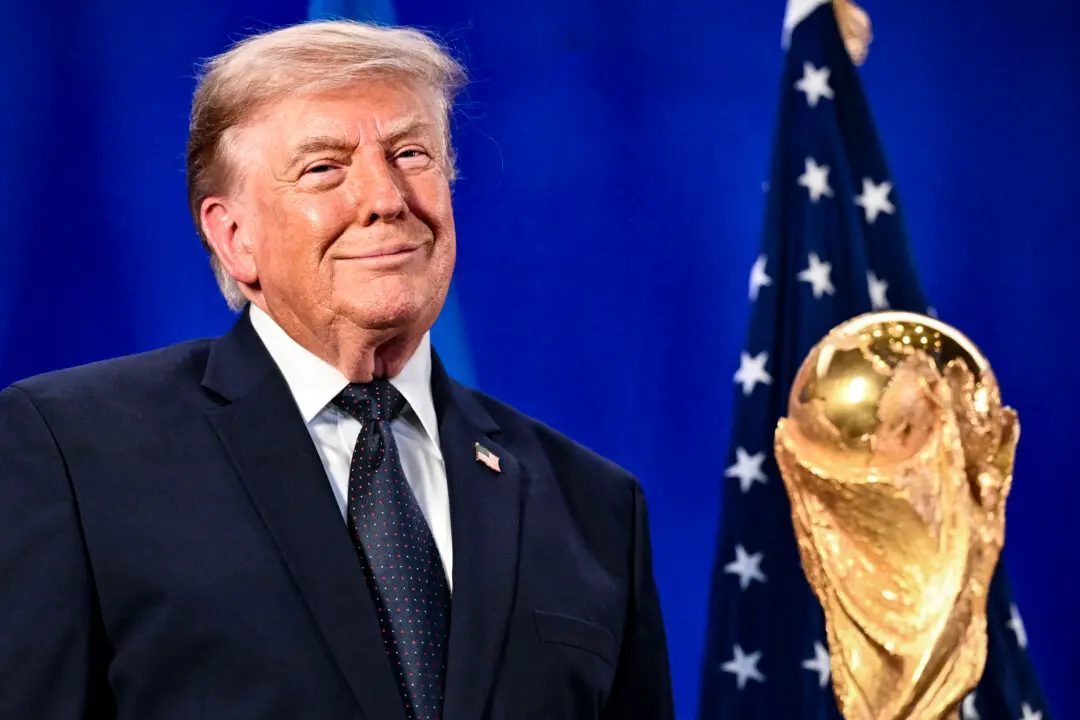 President Trump Participates in a FIFA World Cup Trophy Ceremony