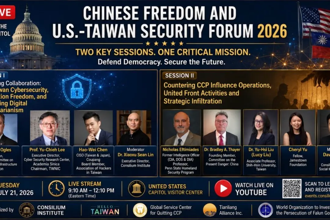 Forum Explores Cybersecurity, CCP Influence Operations, Enhanced US–Taiwan Collaboration