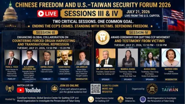 Forum Explores Victim Testimonies, Forced Organ Harvesting, Transnational Repression