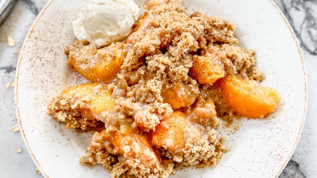 It Wouldn’t Be Summer Without Peach Crisp!
