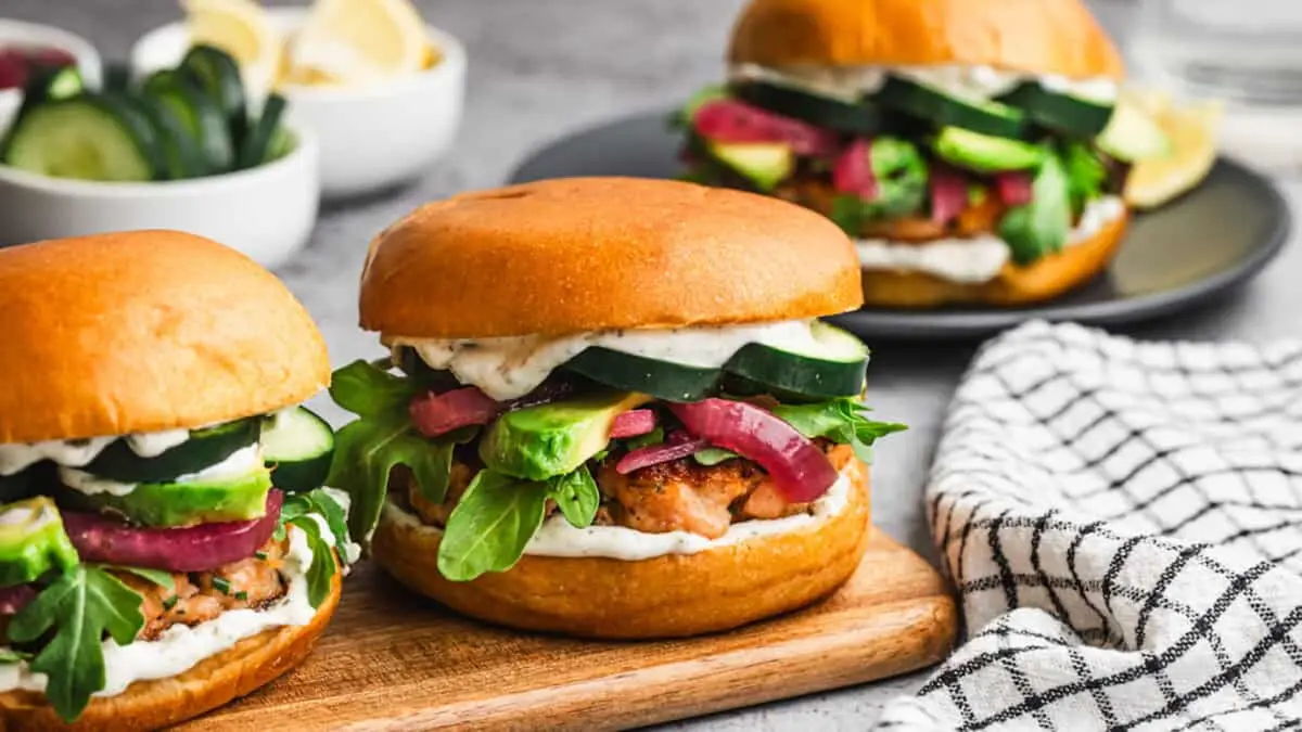 Salmon Burgers Worth Getting Excited About