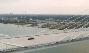 Gordie Howe Bridge Officially Opens, With Late Hockey Player’s Family the First to Cross