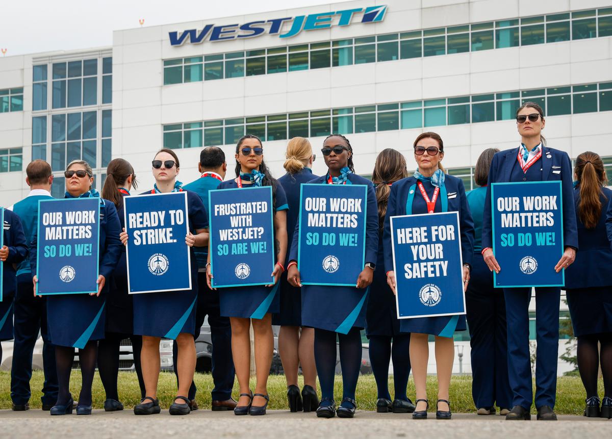 WestJet Cancels 81 Flights Ahead of Announced Flight Attendant Strike