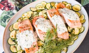 Swimming in Zucchini? This Grilled Salmon Recipe Is the Answer