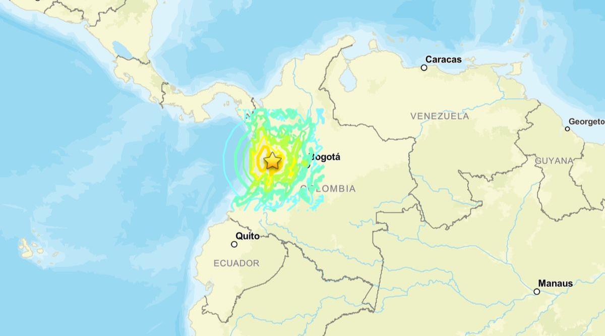 Major Earthquake Strikes Western Colombia, Damage Reported