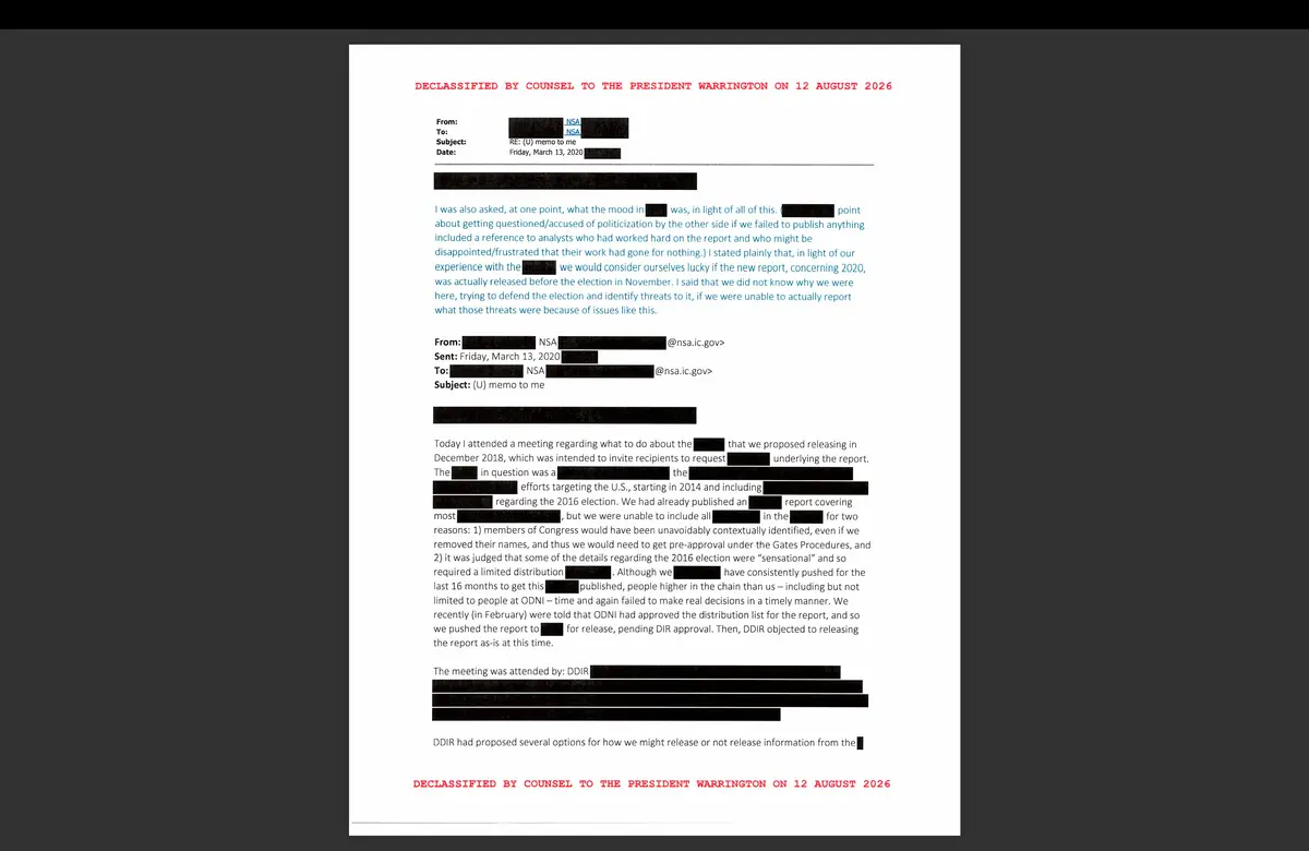 NSA Blocked Reports of CCP Interference in US Elections From Reaching Trump: Declassified Docs
