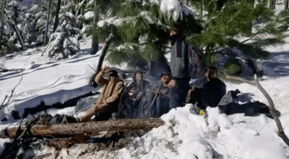 Illegal immigrants stranded in southern Arizona. (U.S. Customs and Border Protection)