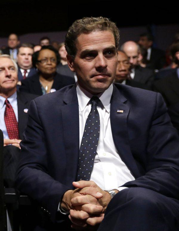 Hunter Biden waits for the start of Joe Biden’s debate at Centre College in Danville, Ky., on Oct. 11, 2012. (Pablo Martinez Monsivais/AP Photo)