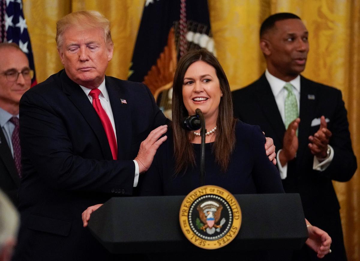 Trump Endorses Sarah Huckabee Sanders’s Bid for Governor of Arkansas