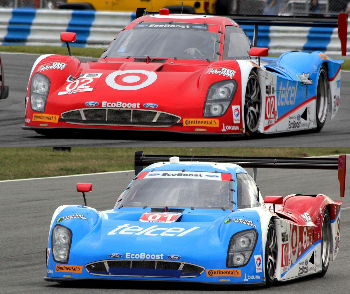 2013 Indy 500 winner Tony Kanaan will share the #02 Ganassi Riley-Ford with fellow three-time Indy champ Scott Dixon and NASCAR’s Nationwide 2013 Rookie of the Year Kyle Larson. NASCAR Sprint Cup driver Jamie McMurray will co-drive the #01 Ganassi with Indy Lights star Sage Karam and multiple Rolex champs Scott Pruett and Memo Rojas. (Chris Jasurek/Epoch Times)