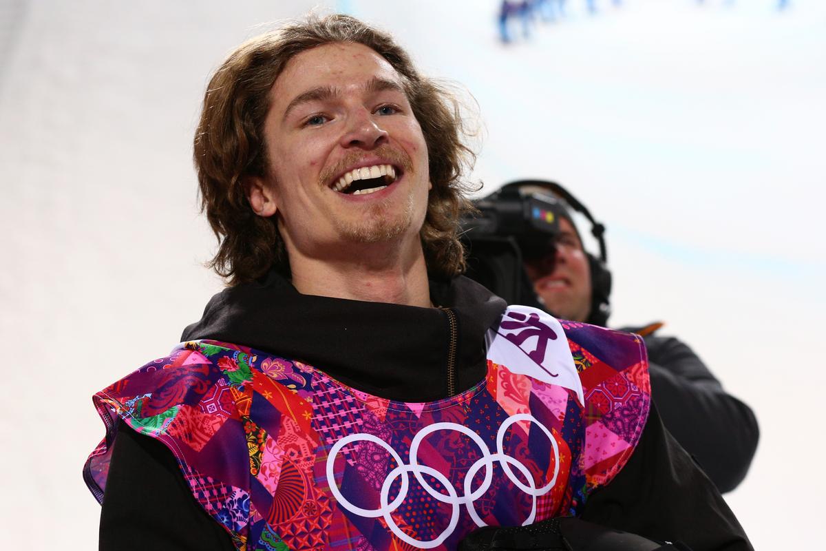 Iouri Podladtchikov of Switzerland celebrates after competing in the Snowboard Men's Halfpipe Finals on day four of the Sochi 2014 Winter Olympics at Rosa Khutor Extreme Park on February 11, 2014 in Sochi, Russia. Cameron Spencer/Getty Images)