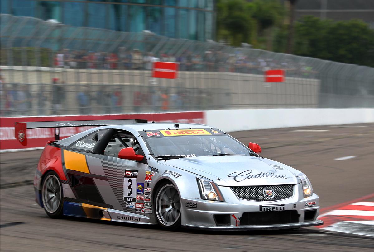 2013 Pirelli World Challenge GT champion Johnny O'Connell will be back in his Cadillac CTS-V.R, battling the world's top sports car racers for the win at St. Pete. (Chris Jasurek/Epoch Times) 2013 Pirelli World Challenge GT champion Johnny O'Connell will be back in his Cadillac CTS-V.R, battling the world's top sports car racers for the win at St. Pete. (Chris Jasurek/Epoch Times)
