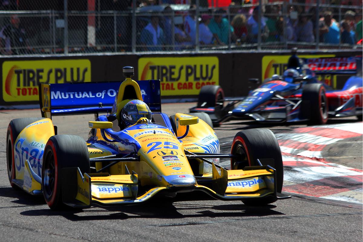 IndyCar has legitimate American stars, like 25 Marco Andretti and 15 Graham Rahal, for those fans who prefer rooting for the home team. (Chris Jasurek/Epoch Times) IndyCar has legitimate American stars, like 25 Marco Andretti and 15 Graham Rahal, for those fans who prefer rooting for the home team. (Chris Jasurek/Epoch Times)