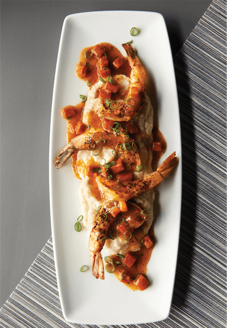 Shrimp & Grits. (Courtesy of Morton's Grille)
