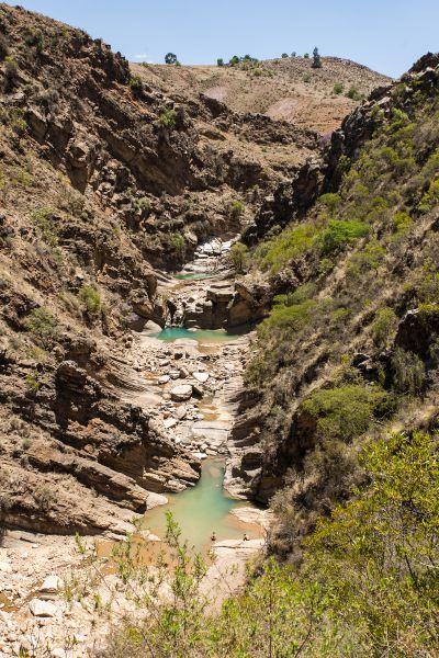 The Sietes Cascadas on a better day. (©ALAN LEONG)