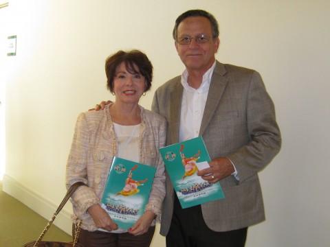 Malcolm Eguez, and his wife, Anamaria, attend Shen Yun Performing Arts at the California Center for the Arts in Escondido, Calif. on Chinese New Year, Feb. 19. (Sophia Fang/Epoch Times)
