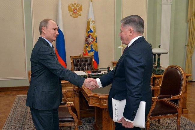 Vladimir Putin and Supreme Court head Vyacheslav Lebedev (From eng.kremlin.ru)