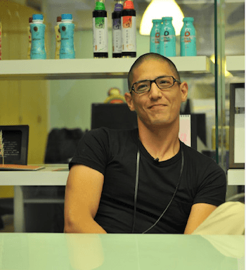 Demos Chiang Yu-bou's first Sina Weibo picture. (Screen shot via Sina Weibo)