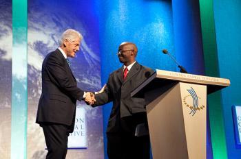 <a href="https://www.theepochtimes.com/assets/uploads/2015/07/CGI_GogoClinton_medium.jpg"><img src="https://www.theepochtimes.com/assets/uploads/2015/07/CGI_GogoClinton_medium.jpg" alt="Ashifi Gogo, who was awarded a grant by the Clinton Global Initiative University, shakes hands with renowned philanthropist President Bill Clinton. He spoke on Sept. 23, updating on his company Sproxil's progress. (National Collegiate Inventors and Innovators Alliance)" title="Ashifi Gogo, who was awarded a grant by the Clinton Global Initiative University, shakes hands with renowned philanthropist President Bill Clinton. He spoke on Sept. 23, updating on his company Sproxil's progress. (National Collegiate Inventors and Innovators Alliance)" width="320" class="size-medium wp-image-115651"/></a>