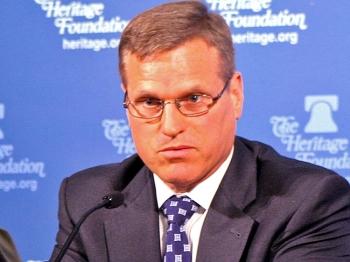 Dr. Patrick Cronin, senior advisor and senior director of the Asia-Pacific Security Program, Center for New American Security, expressed many doubts about providing humanitarian food assistance to North Koreans afflicted with malnutrition and lack of food, a situation that is expected to worsen. ( Gary Feuerberg/The Epoch Times)