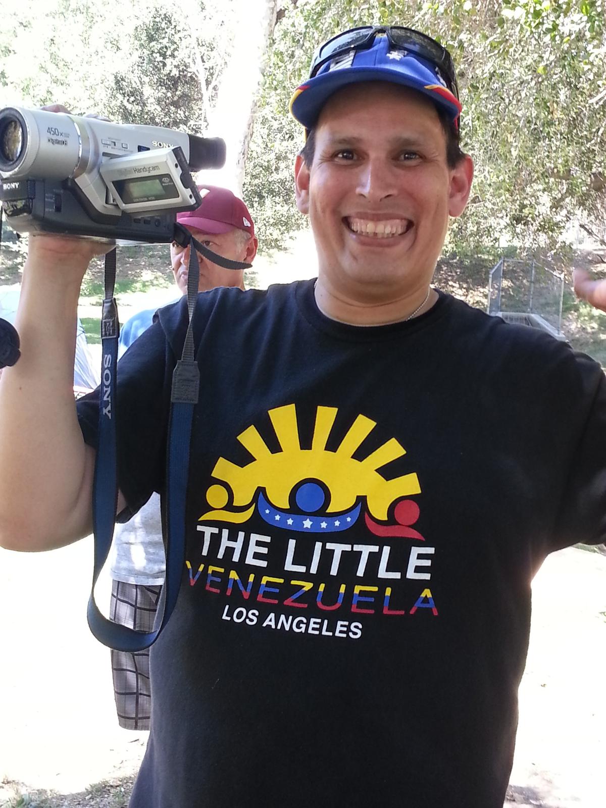 Community activist Dassler Dahza, who hopes his efforts to establish Little Venezuela in LA will pay off within the next 3 to 5 years. (Timothy Wahl)