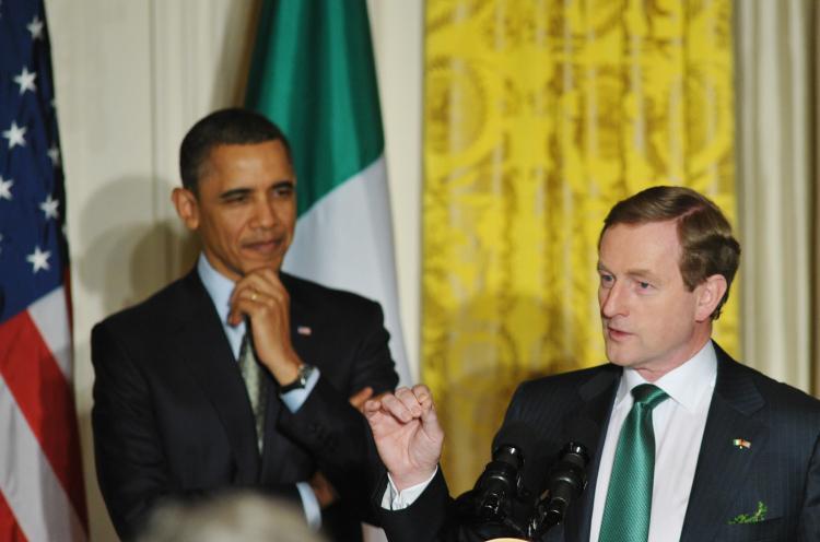 <a><img src="https://www.theepochtimes.com/assets/uploads/2015/09/110392167.jpg" alt="Irish Taoiseach (Prime Minister) Enda Kenny speaks as US President Barack Obama looks on during a St. Patrick�s Day reception March 17, 2011 in the East Room of the White House in Washington, DC (MANDEL NGAN/AFP/Getty Images)" title="Irish Taoiseach (Prime Minister) Enda Kenny speaks as US President Barack Obama looks on during a St. Patrick�s Day reception March 17, 2011 in the East Room of the White House in Washington, DC (MANDEL NGAN/AFP/Getty Images)" width="320" class="size-medium wp-image-1806369"/></a>
