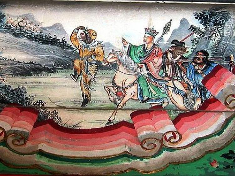 <a><img src="https://www.theepochtimes.com/assets/uploads/2015/09/800px-JourneytotheWest3.jpg" alt="Photograph of painting depicting a scene from the Chinese classic Journey to the West. The painting shows the four heros of the story, left to right: Sun Wukong, Xuanzang, Zhu Wuneng, and Sha Wujing. (Wikimedia Commons)" title="Photograph of painting depicting a scene from the Chinese classic Journey to the West. The painting shows the four heros of the story, left to right: Sun Wukong, Xuanzang, Zhu Wuneng, and Sha Wujing. (Wikimedia Commons)" width="320" class="size-medium wp-image-1815796"/></a>