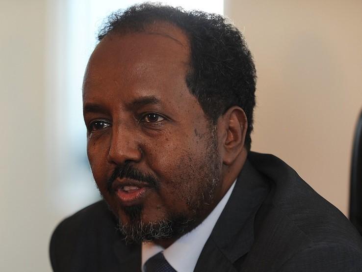 <a><img class="size-medium wp-image-1782026" title="SOMALIA-ATTACK-PRESIDENT" src="https://www.theepochtimes.com/assets/uploads/2015/09/Hassan_151856066.jpg" alt="Newly elected Somali president Hassan Sheikh Mohamud speaks to the press after the first blast went off outside the Jazeera hotel on Sept. 12. Bomb blasts claimed by Islamist rebels rocked the venue of the compound in Mogadishu. (Simon Maina/AFP/GettyImages)" width="350" height="262"/></a>