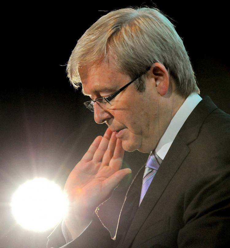 <a><img src="https://www.theepochtimes.com/assets/uploads/2015/09/KEVIN-RUDD-C-cropped.jpg" alt="Australian Prime Minister Kevin Rudd speaks at a gathering in Melbourne on March 30. He said the trial in China of four employees of the Australian-British mining giant Rio Tinto, over charges of bribery and stealing commercial secrets, left 'serious unanswered questions.' (William West/AFP/Getty Images)" title="Australian Prime Minister Kevin Rudd speaks at a gathering in Melbourne on March 30. He said the trial in China of four employees of the Australian-British mining giant Rio Tinto, over charges of bribery and stealing commercial secrets, left 'serious unanswered questions.' (William West/AFP/Getty Images)" width="320" class="size-medium wp-image-1821584"/></a>