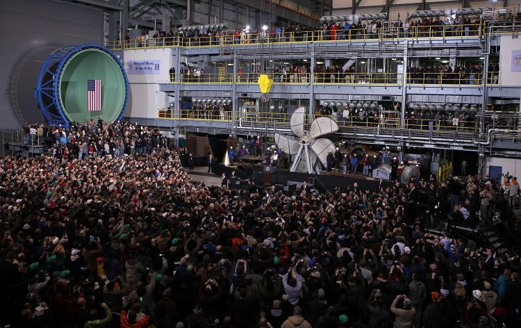 <a><img class="size-large wp-image-1769920" src="https://www.theepochtimes.com/assets/uploads/2015/09/Obama_Sequester_NewportNews_162771459.jpg" alt="Obama Visit Shipbuilding Facility In Virginia" width="590" height="371"/></a>