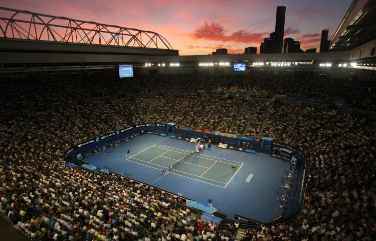 <a><img src="https://www.theepochtimes.com/assets/uploads/2015/09/Rod_Laver_Arena_79277579.jpg" alt="Centre Court�The sun sets over Melbourne as French tennis player Jo-Wilfried Tsonga and Serbian opponent Novak Djokovic play their Men�s Singles Final at the 2008 Australian Open tennis tournament at the Rod Laver Arena. (Clive Brunskill/Getty Images)" title="Centre Court�The sun sets over Melbourne as French tennis player Jo-Wilfried Tsonga and Serbian opponent Novak Djokovic play their Men�s Singles Final at the 2008 Australian Open tennis tournament at the Rod Laver Arena. (Clive Brunskill/Getty Images)" width="320" class="size-medium wp-image-1831398"/></a>