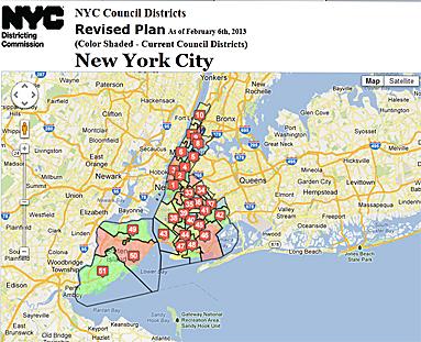 <a><img class="wp-image-1770931" title="NYC Council Districts Revised Plan as of February 6th, 2013. See detailed map here. (NYC Districting Commission)" src="https://www.theepochtimes.com/assets/uploads/2015/09/Untitled-1.jpg" alt="NYC Council Districts Revised Plan as of February 6th, 2013. See detailed map here. (NYC Districting Commission)" width="584" height="472"/></a>