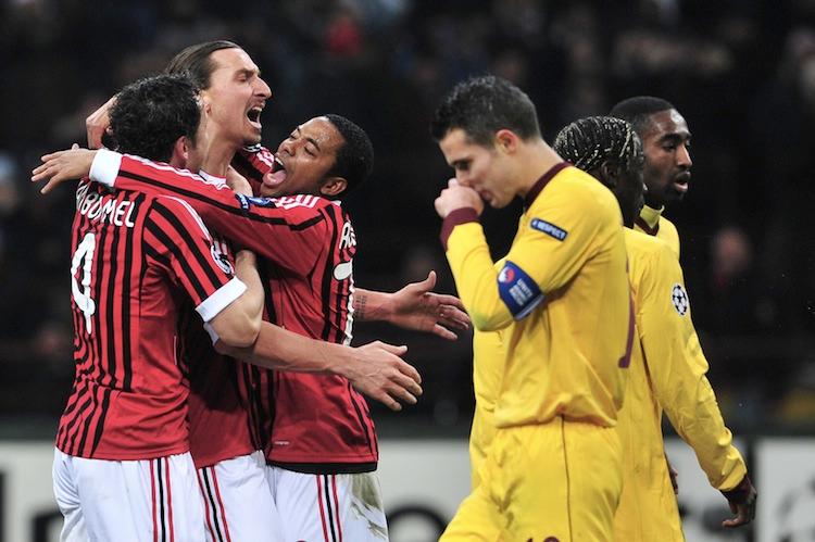 <a><img class="size-large wp-image-1791861" title="AC Milan's Swedish forward Zlatan Ibrahi" src="https://www.theepochtimes.com/assets/uploads/2015/09/ibra139038748.jpg" alt="AC Milan's Zlatan Ibrahimovic celebrates his goal in a Champions League hammering of Arsenal on Wednesday in Italy. (Giuseppe Cacace/AFP/Getty Images)" width="590" height="392"/></a>