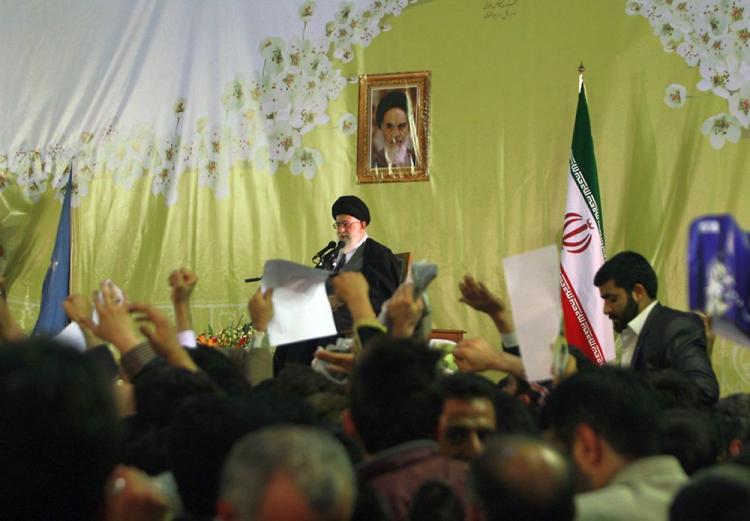 <a><img src="https://www.theepochtimes.com/assets/uploads/2015/09/iran97918886.jpg" alt="Iran's Supreme leader Ayatollah Ali Khamenei delivers a speech at the shrine of Imam Reza in the city of Mashhad, northeast of Iran, on March 21. In his new year address to the nation Khamenei accused the United States of attempting to provoke a civil war in the Islamic republic. (Maysam Dehghani/AFP/Getty Images )" title="Iran's Supreme leader Ayatollah Ali Khamenei delivers a speech at the shrine of Imam Reza in the city of Mashhad, northeast of Iran, on March 21. In his new year address to the nation Khamenei accused the United States of attempting to provoke a civil war in the Islamic republic. (Maysam Dehghani/AFP/Getty Images )" width="320" class="size-medium wp-image-1821886"/></a>