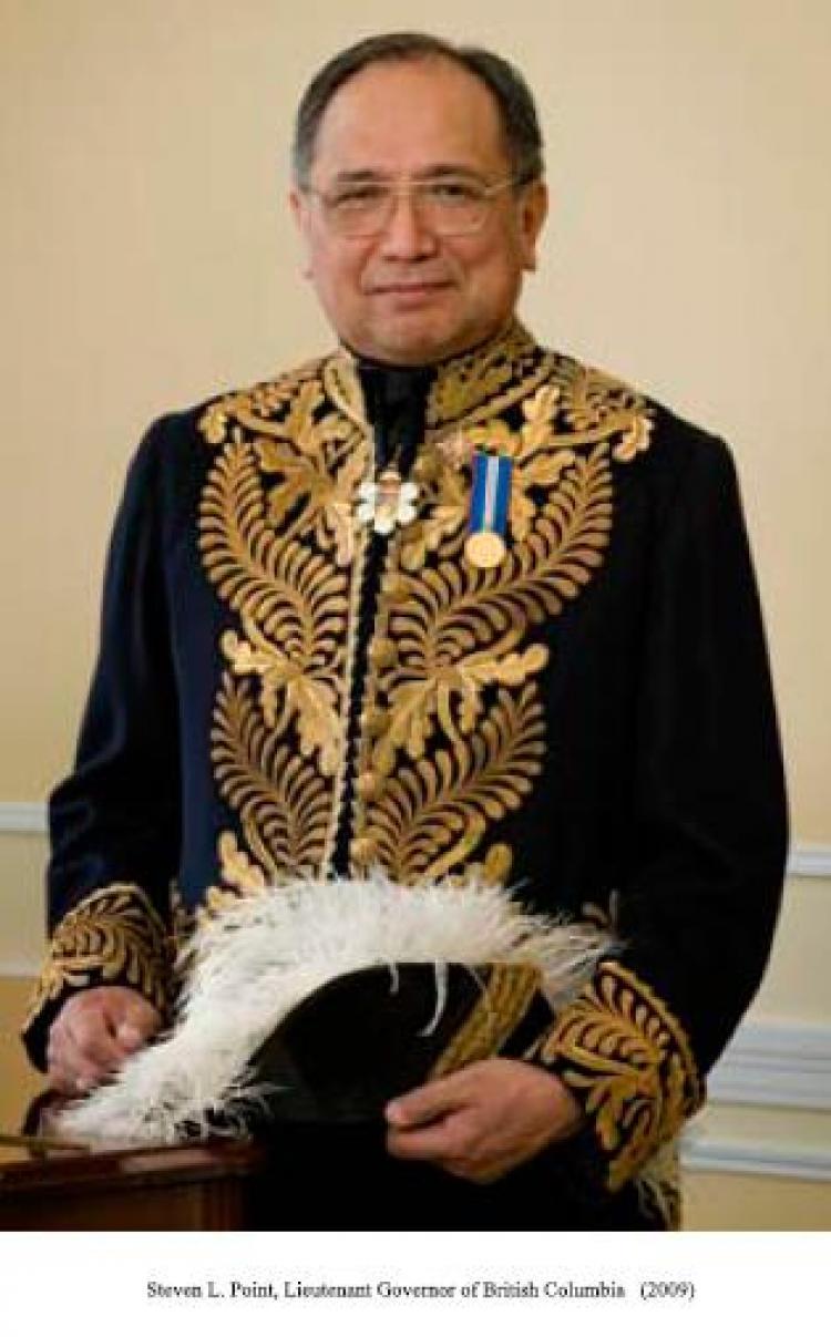 <a><img src="https://www.theepochtimes.com/assets/uploads/2015/09/lieutenant.jpg" alt="Steven L. Point, lieutenant governor of British Columbia, sent warm wishes to Shen Yun Performing Arts. (Courtesy of Office of Lieutenant Governor)" title="Steven L. Point, lieutenant governor of British Columbia, sent warm wishes to Shen Yun Performing Arts. (Courtesy of Office of Lieutenant Governor)" width="320" class="size-medium wp-image-1829158"/></a>