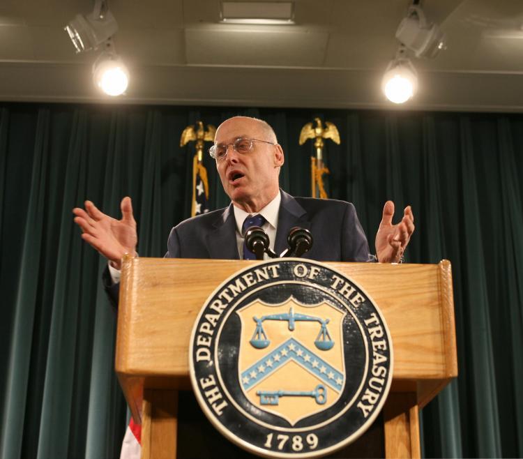 <a><img src="https://www.theepochtimes.com/assets/uploads/2015/09/paulson82918004.jpg" alt="U.S. Treasury Secretary Henry Paulson at a news conference at the Treasury Department on September 19. Last weekend, President George W. Bush and Treasury Secretary Hank Paulson formally proposed a plan to allow the U.S. Treasury Department to buy up to $ (Chris Kleponis/AFP/Getty Images )" title="U.S. Treasury Secretary Henry Paulson at a news conference at the Treasury Department on September 19. Last weekend, President George W. Bush and Treasury Secretary Hank Paulson formally proposed a plan to allow the U.S. Treasury Department to buy up to $ (Chris Kleponis/AFP/Getty Images )" width="320" class="size-medium wp-image-1833684"/></a>