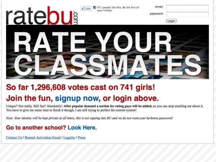 <a><img src="https://www.theepochtimes.com/assets/uploads/2015/09/ratebu12335454.jpg" alt="The new RateBU website ranks Boston University girls against one another based on their attractiveness. (Screenshot of RateBU.com)" title="The new RateBU website ranks Boston University girls against one another based on their attractiveness. (Screenshot of RateBU.com)" width="320" class="size-medium wp-image-1811126"/></a>
