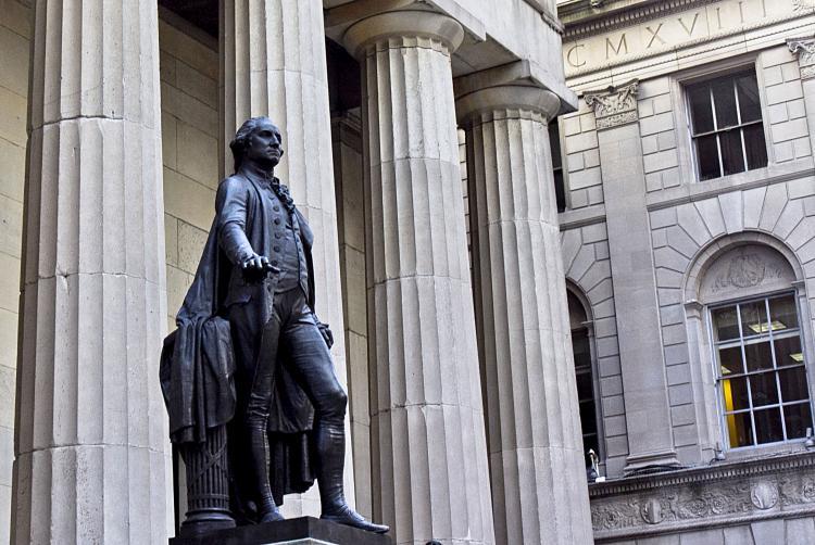 <a><img src="https://www.theepochtimes.com/assets/uploads/2015/09/washington.jpg" alt="A PLACE IN HISTORY: Federal Hall on Wall Street was the site of George Washington's inauguration. A statue of the first president stands in front of the building. (Phoebe Zheng/The Epoch Times)" title="A PLACE IN HISTORY: Federal Hall on Wall Street was the site of George Washington's inauguration. A statue of the first president stands in front of the building. (Phoebe Zheng/The Epoch Times)" width="320" class="size-medium wp-image-1807988"/></a>