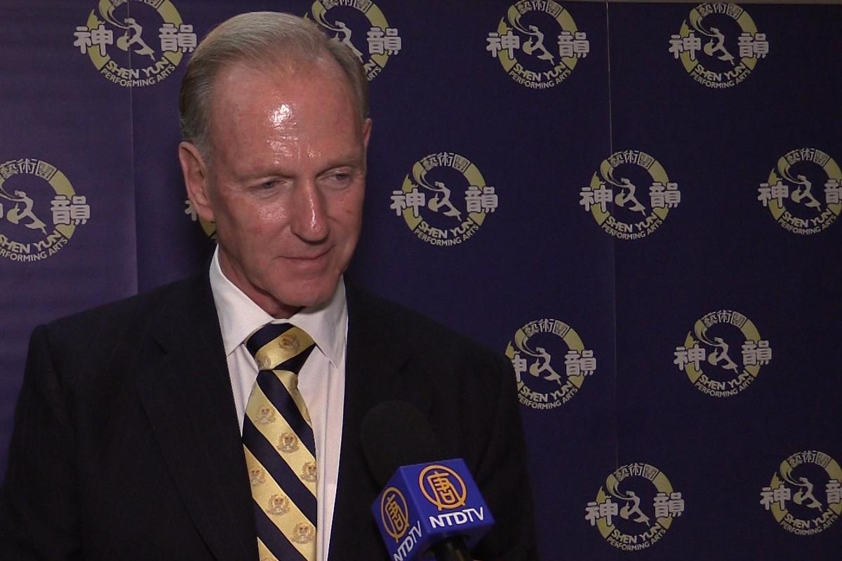 Businessman Peter Cullen at the Shen Yun Symphony Orchestra performance at the Roy Thomson Hall in Toronto on Oct. 3, 2015. (NTD Television)