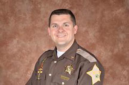 Sergeant Jordan J. Buckley, 35 of the Howard County Sheriff Department is seen in an undated photo provided by the Indiana State Police. Authorities say Buckly is one of two central Indiana sheriff's deputies who were shot while serving warrants. at about 12:30 a.m. Sunday, March 20, 2016, at a trailer park in Russiaville, which is about 60 miles north of Indianapolis. Buckley, a nine-year veteran, is in stable condition. (AP Photo/Indiana State Police)