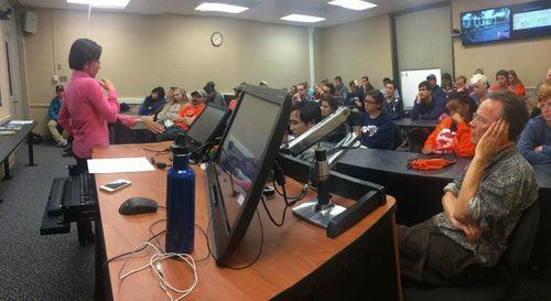 Screening of the documentary "Hard to Believe" at Clemson University in South Carolina on Nov. 16, 2015. (Courtesy of Clemson University Falun Dafa club)