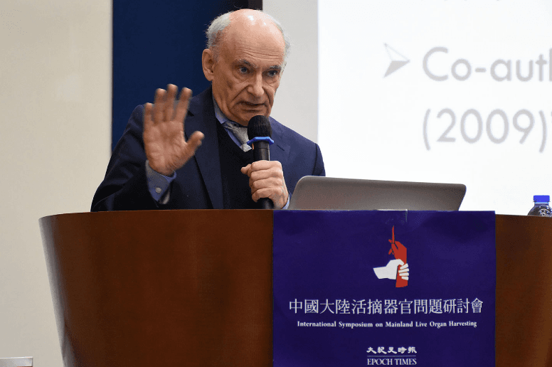 Human rights lawyer and investigator of organ transplant abuse David Matas. (Sun Mingguo/Epoch Times)
