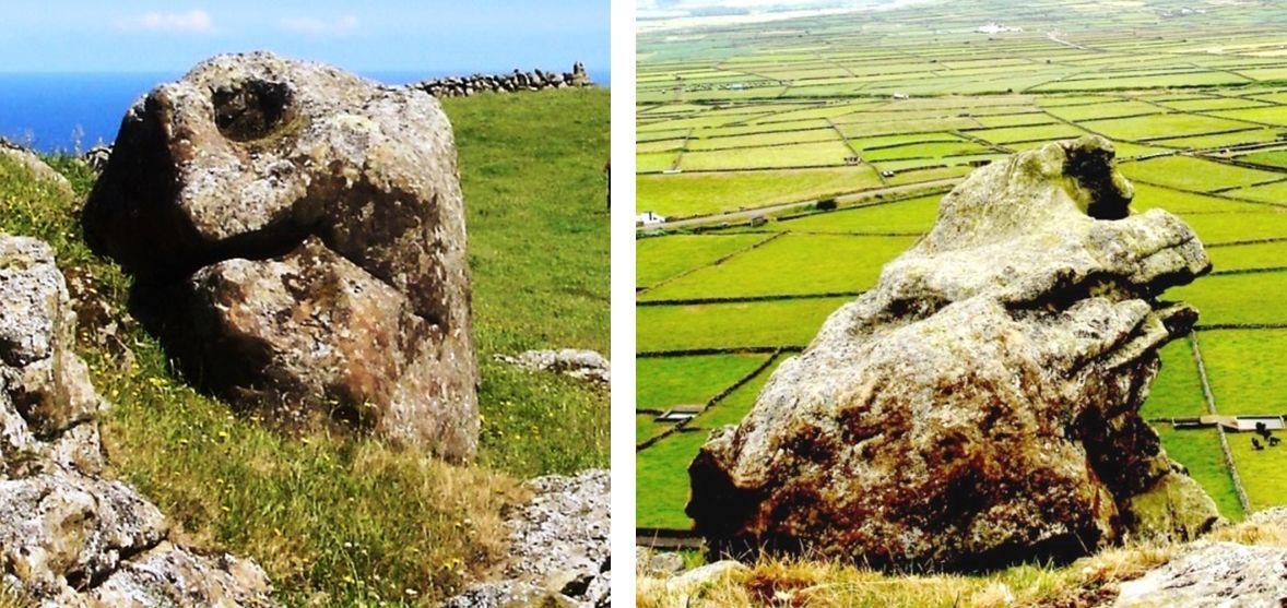 Rock formations that look like animals on the Azores islands. (Courtesy of Antonieta Costa)