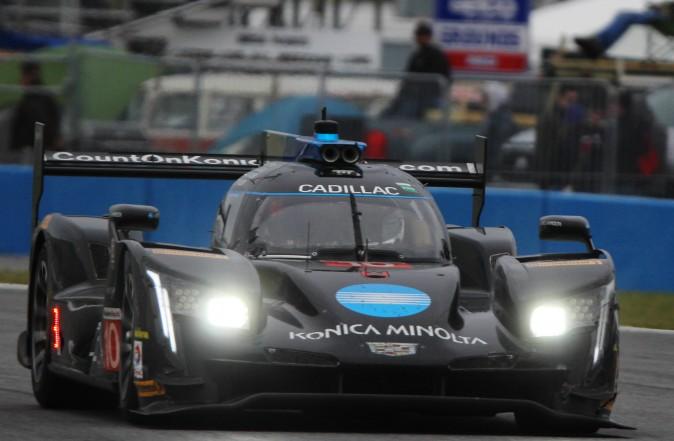 The #10 WTR Cadillac has been leading since the fourth hour of the race. . (Chris Jasurek/Epoch Times)