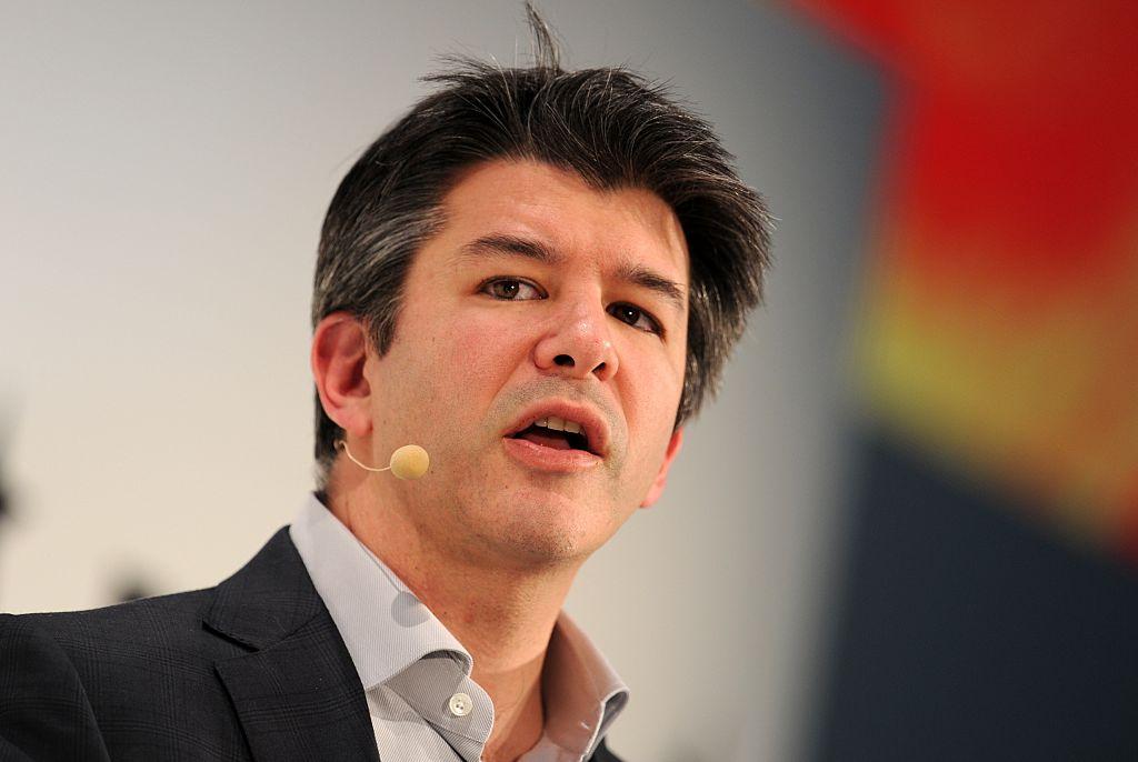 Travis Kalanick, co-founder of the US transportation network company Uber, during the opening of the Digital Life Design (DLD) Conference in Munich, southern Germany on Jan. 18, 2015. (TOBIAS HASE/AFP/Getty Images)