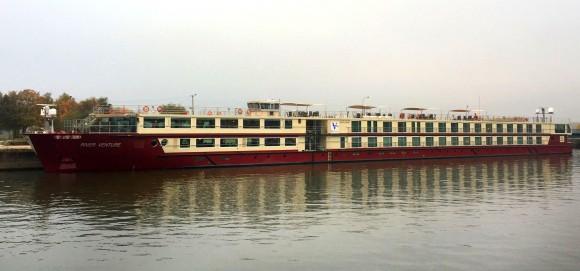 The MS River Venture is a small luxury vessel that can hold 136 passengers. (Janna Graber)