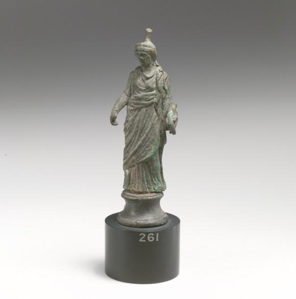 Bronze statuette of Tyche/Fortuna, 1st century.