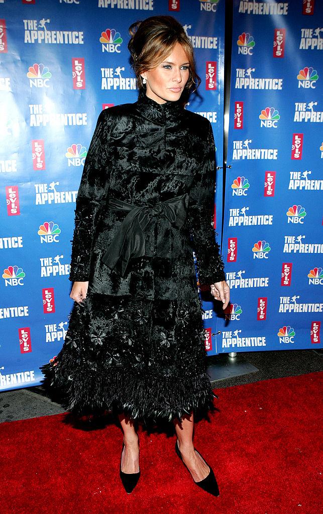 Melania Trump attends the after party for the final episode of "The Apprentice 2" at the Roseland Ballroom in New York City on Dec. 16, 2004. (Paul Hawthorne/Getty Images)